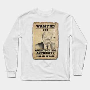 Donald Trump Mugshot Wanted Poster Long Sleeve T-Shirt